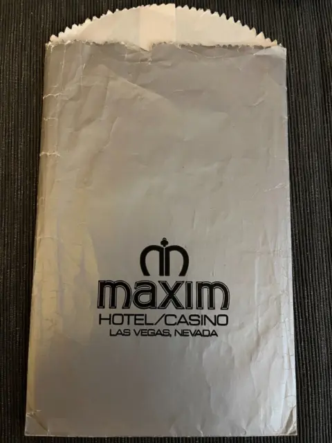 MAXIM Hotel Casino Las Vegas paper bag