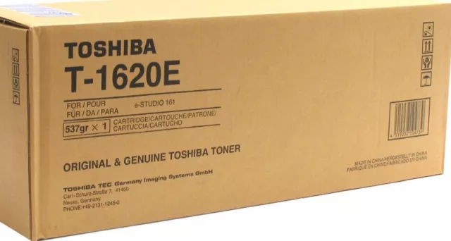 TOSHIBA T-1620E TONER BLACK fuer TOSHIBA E-STUDIO 161  OVP A