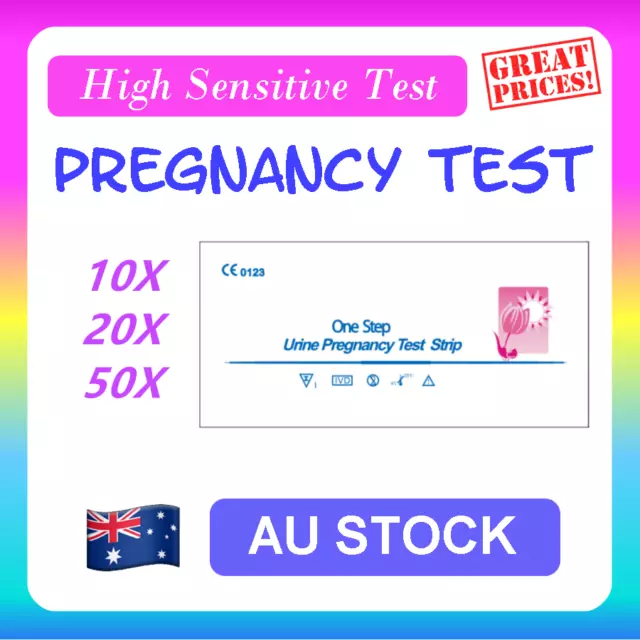 20/50 Pregnancy Test Strips (HCG) Urine Fertility Kit HPT High Sensitive Early