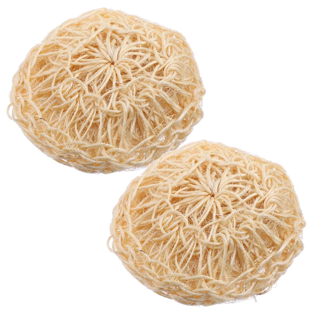 2 piezas Flexible Luffa para mujer utensilios de salón cepillos húmedos y secos