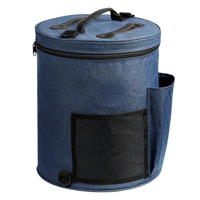 Daily Thread Storage Bag Large Capacity Portable Knitting Crochet Tool Bucket