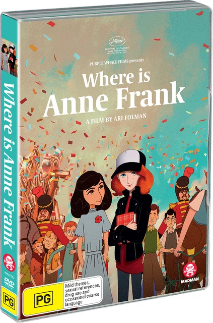 BRAND NEW WHERE Is Anne Frank (DVD, 2021) *PREORDER R4 Movie Animated ...