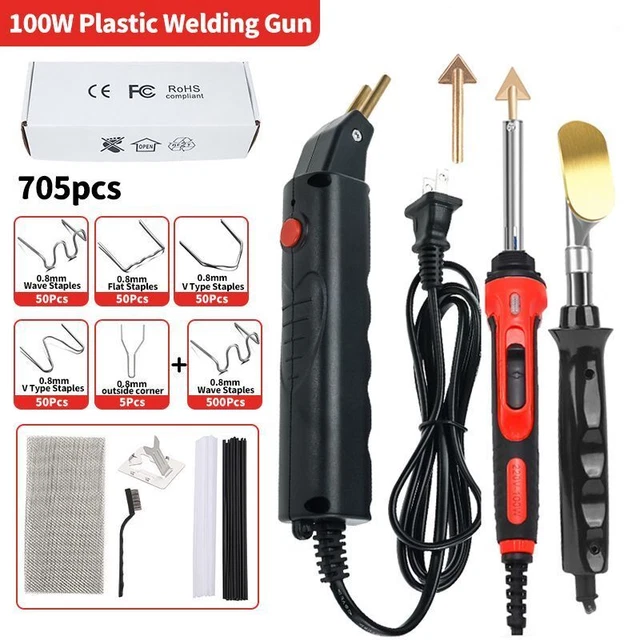 HEAT GUN CAR Bumper Repair Plastic Welding Machine Soldering Stapler