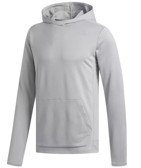 New Mens Adidas Jacket Hoodie Hooded Top Sweatshirt Jumper Hoody Sweater - Grey