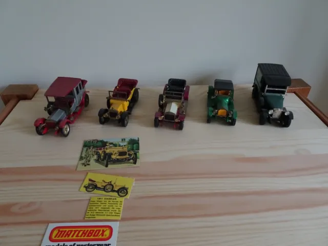 Matchbox models of yesteryear Konvolut Daimler Rolls Royce Talbot Cadillac