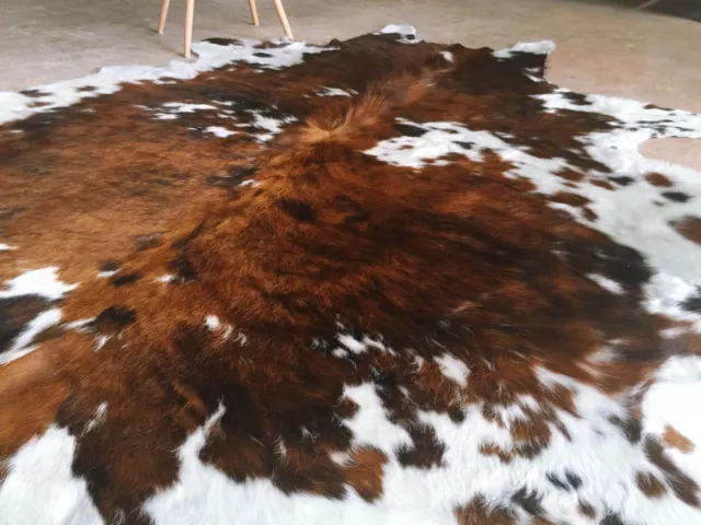 Tapis de zone Hide Cheveux on Hide Tri Color tapis de zone peau de vache brésilien tapis de zone VENTE 3