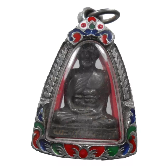 Perfect Lp Phuek Old Thai Buddha Amulet Pendant Very Rare