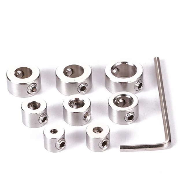 Stainless Steel Drill Bit Depth Stop Limited Ring Collars Positioner Hand Tools