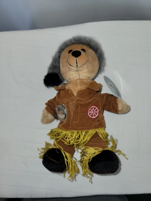 Timeless Toys Lewis & Clark Nickel Collection Stuffed Clark 8" Bear Outfit Coin