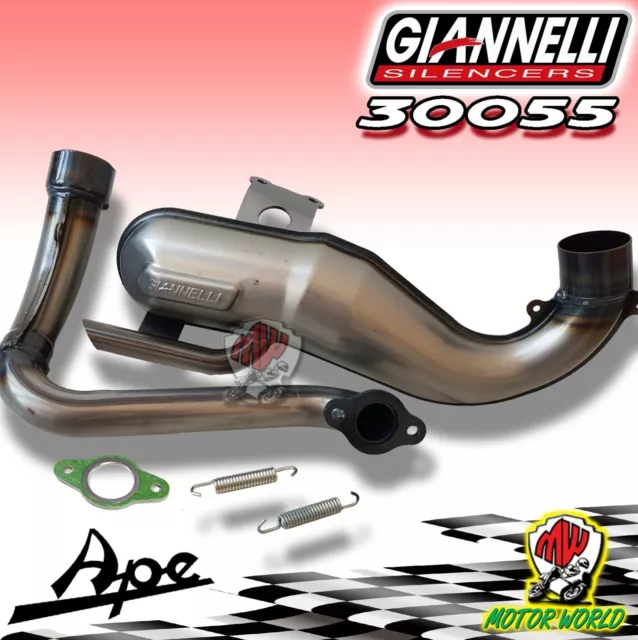 Silencer GIANNELLI Expansion piaggio ape 50 Running Short X Cylinder 50/110