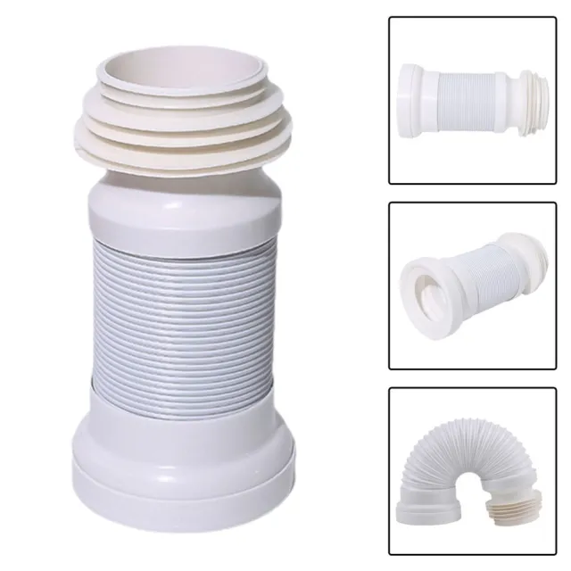Connecteur de casserole flexible blanc matériau PVC robuste et fiable 250 mm 50