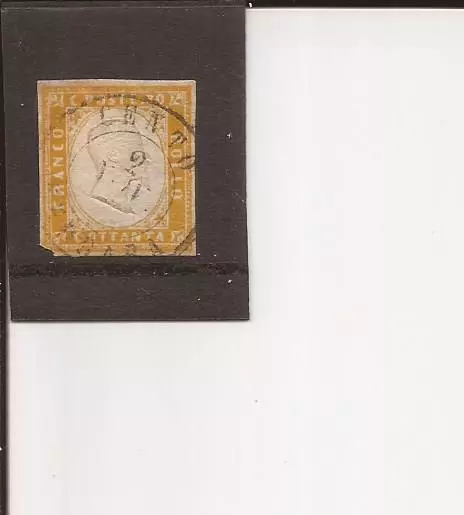 ITALY(SARDINIA)-Scott # 14 (which color?) used/high CV-low price