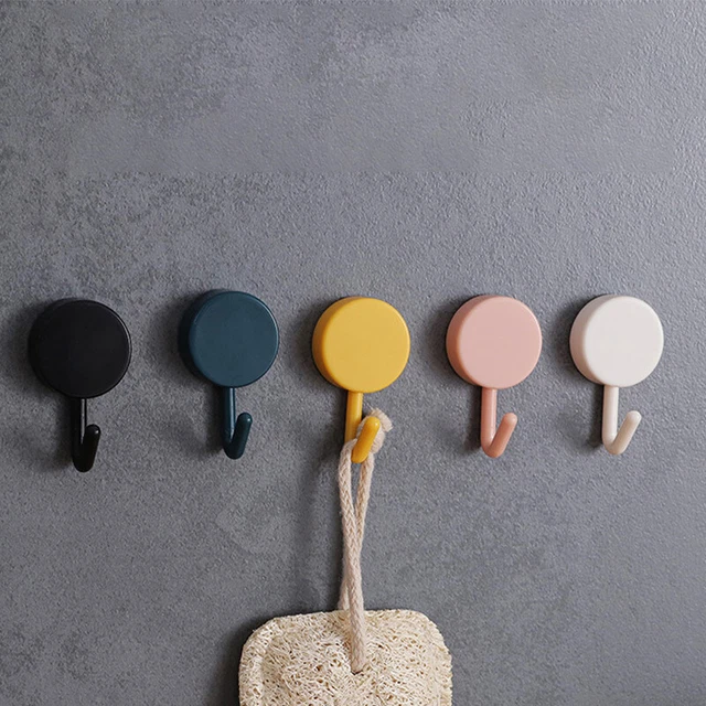 10 piezas ganchos de pared autoadhesivos fuertes -DB