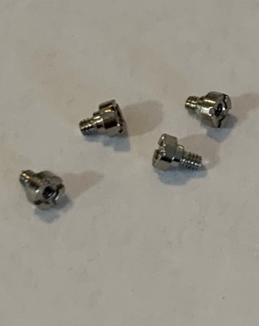 2016 iphone SE - SET OF 4 LOGIC BOARD STANDOFF SCREWS REPLACEMENT USED PARTS