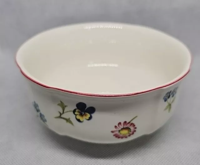 Villeroy & Boch Petite Fleur Soup Cereal Bowl 4 5/8” Floral Mint Condition