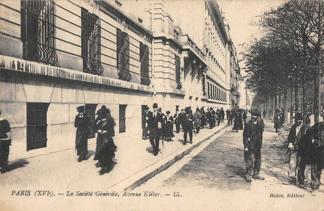 Ancienne Carte Postale Paris XVIe : Le Tramway De Passy Et La Gare, Scène De Vie Vers 1900