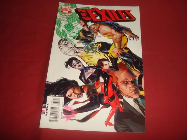 NEW EXILES #1 Variant Claremont Rogue Psyclocke  Marvel Comics 2008 NM