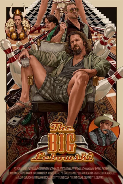 The Big Lebowski Classic Movie Character Comedy Wall Art Home - POSTER 20x30