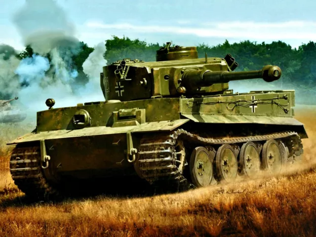 WW2 German Wehrmacht Tiger Tank Picture