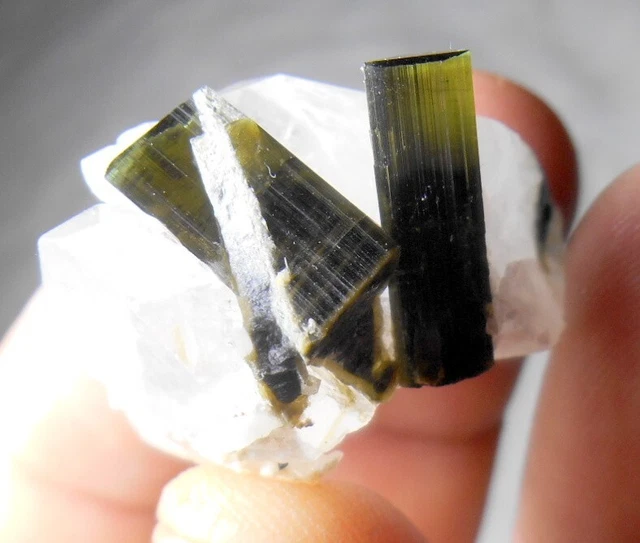 70 Carats beautiful green Cap Tourmaline Crystal Specimen From Skardu Pakistan