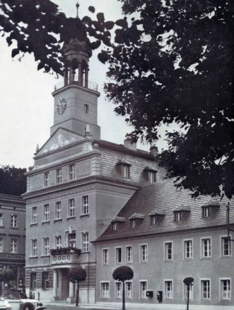 Muskau- Das Rathaus (Schlesien) 1935