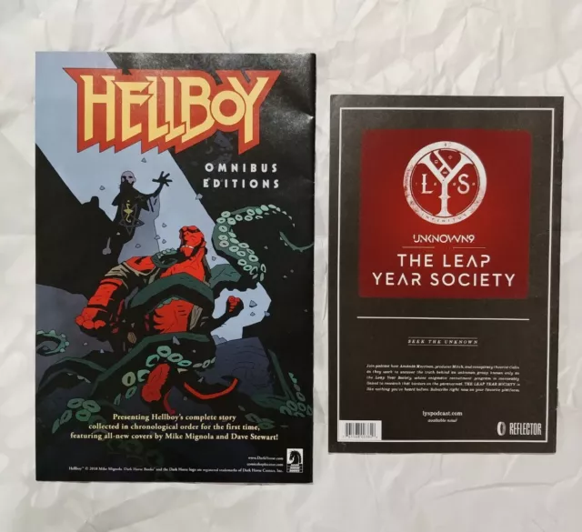 FCBD Dark Horse Overwatch marteau noir Hellboy inconnu 9 archives bande dessinée 2