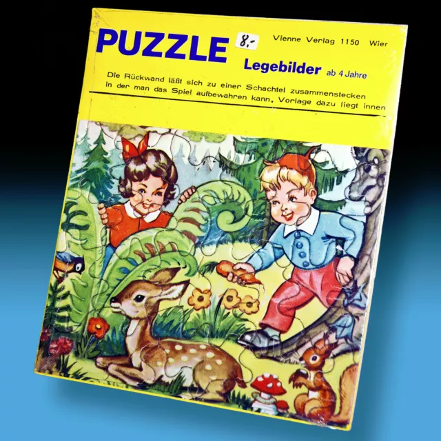 10 SCHÖNE ALTE BILDERBUCH LEGEBILDER PUZZLE LEGESPIELE WIEN 60er OVP RAIFFEISEN 3