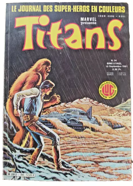 LUG  --- TITANS, numéro 34, le 10 septembre, 1981