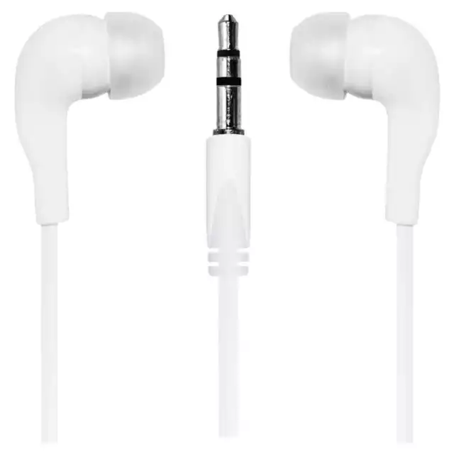 Stereo Headphones mit Cable 3.5mm Ohrhorer fur Smartphones Tablets Mp3 Mp4 Weiss