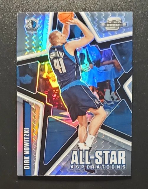 2020-21 Dirk Nowitzki #17 Panini Contenders Optic All-Star Aspirations Silver