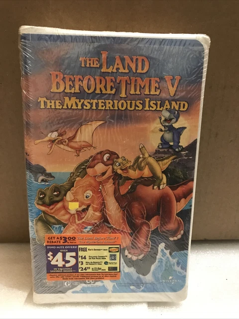THE LAND BEFORE Time V: The Mysterious Island (VHS, 1997, Clamshell) £3