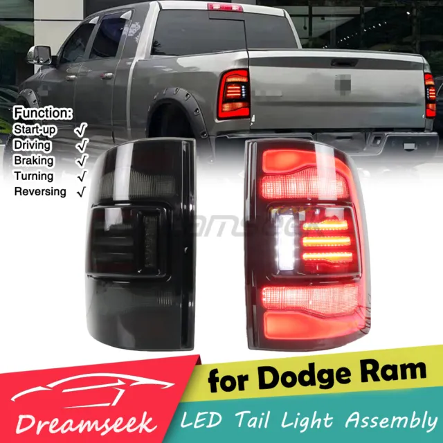 LED Rücklicht Rückleuchte Für Dodge Ram 1500 2009-2018 Heckleuchte Rauchgrau