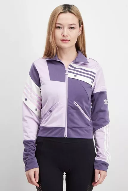 ADIDAS DANIELLE CATHARI Deconstructed track jacket - XS purple $30.00 -  PicClick