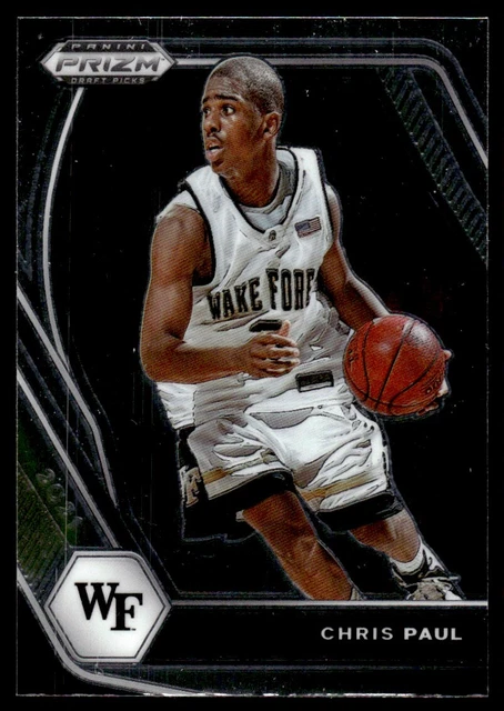 2021-22 Panini Prizm Draft Picks Chris Paul Wake Forest Demon Deacons #68
