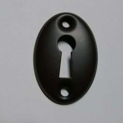 Furniture Door Hardware Escutcheon Keyhole Plate Oil Rubbed Bronze Lg Oval