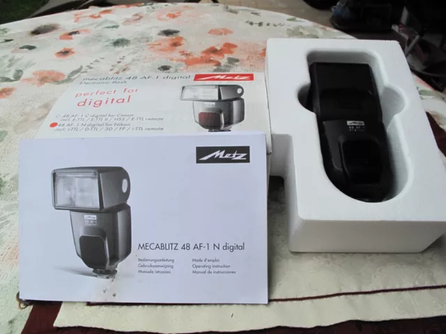 Metz Mecablitz 48 AF-1 N digital Blitzgerät für Nikon DSLR
