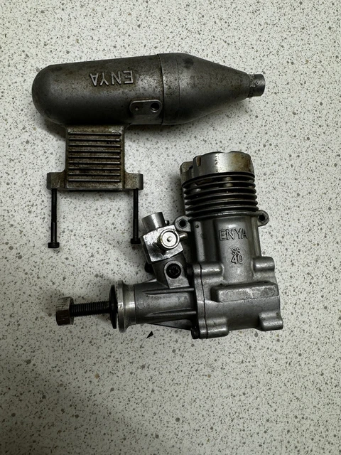 ENYA SS 40 Nitro Engine Airplane Glow Fuel Plug Retro Aeroplane RC ...