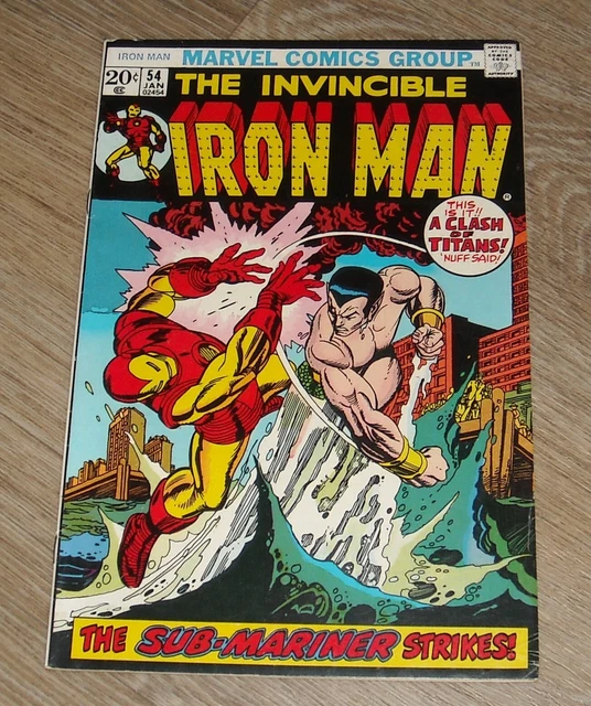 INVINCIBLE IRON MAN # 54 MARVEL COMICS January 1973 MOONDRAGON 1st APPEARANCE