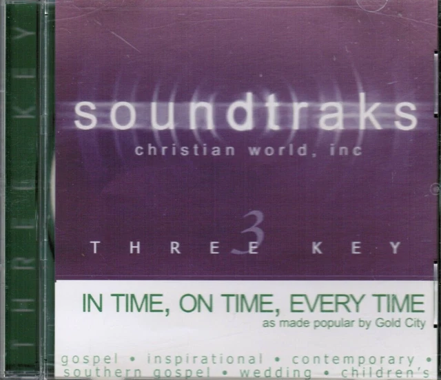 In Time, On Time, Every Time - Gold City - Christian Accompaniment Track CD