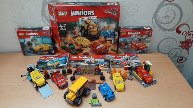 CARS 3 LOT DE 3 SET LEGO 10744 Thunder Hollow Crazy 8 Race + Set 10730 + 10731