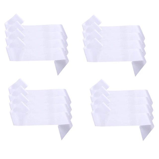 Lot De 5 étoles En Satin Avec Lettrage Doré Pour Remise De