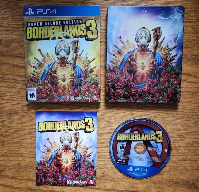 Borderlands 3 Super Deluxe Edition Steelbook Sony PlayStation 4 PS4