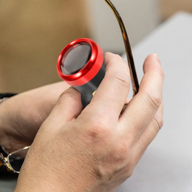 CRAFT MAGNIFYING GLASS Hands Free Jewelry Eye Loupe Sapphire £8.29