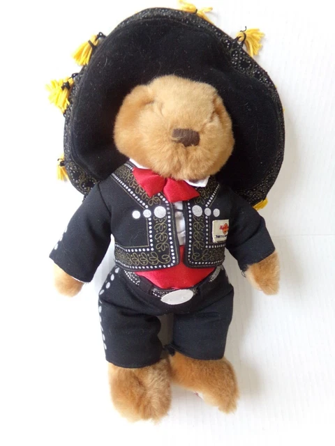 Hard Rock Cafe Puero Vallarta, Mexico Mariachi Herrington Teddy Bear Plush-12"
