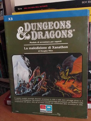 TSR TSR EG D&D Dungeons & Dragons Modulo X3 La maledizione di Xanathon 