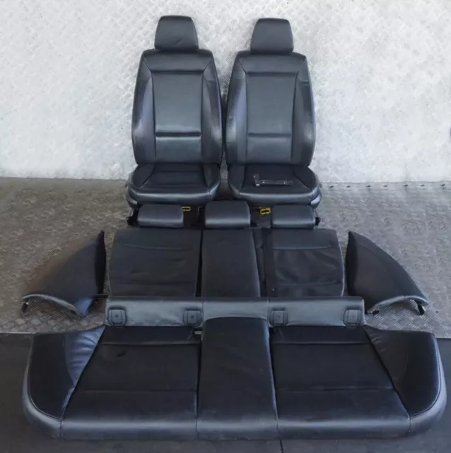 BMW SERIE 1 E87 Sedili interni riscaldati in pelle nera con airbag e schede  porta EUR 525,79 - PicClick IT