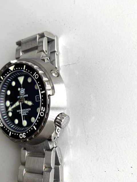 HUGO - Orologio con quadrante nero e bracciale a maglie bicolore - Oro