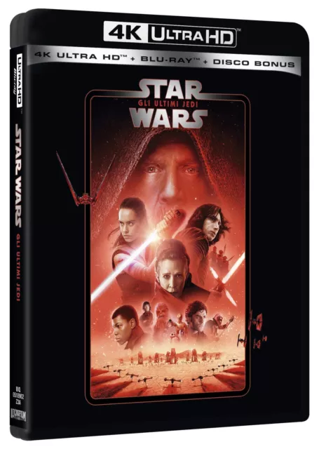 Star Wars Ep. VIII Gli Ultimi Jedi (Repkg 4k+Br+Bonus Disc) (4K UHD Blu-ray)