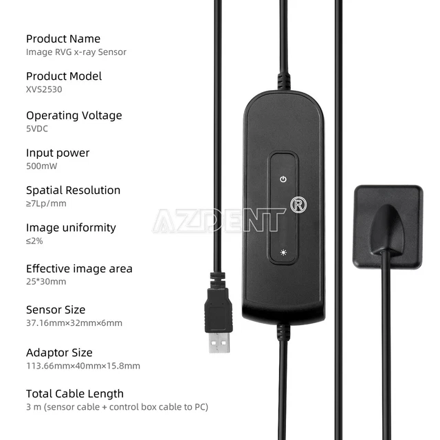 Woodpecker Style Dental Imaging System Digital Intraoral RVG Image X-Ray Sensor Woodpecker Style Dental Imaging System Digital Intraoral RVG Image X-Ray Sensor