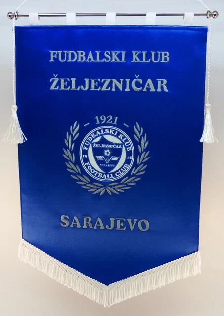 Fanion Vintage Sarajevo Foot – Pennant Wimpel Collection Football